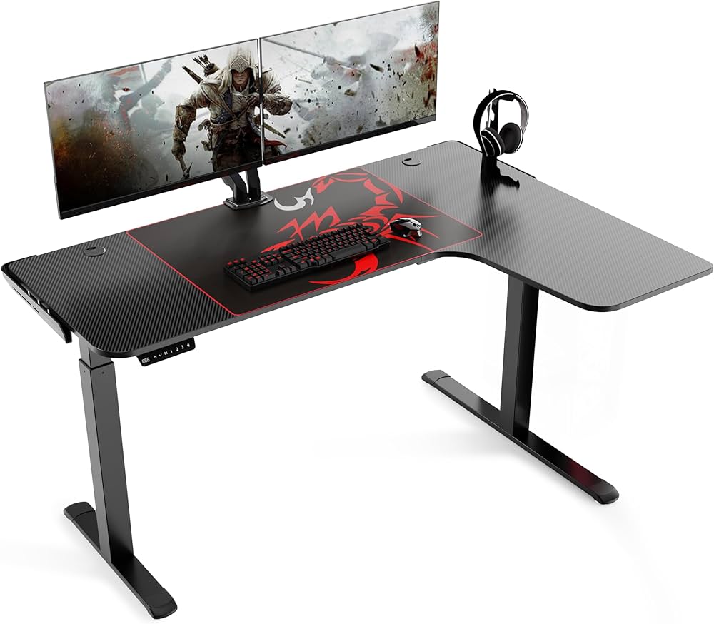 Eureka ERK-L60R-B-V2 Gaming Desk Eureka ERK-L60R-B-V2 Gaming Desk